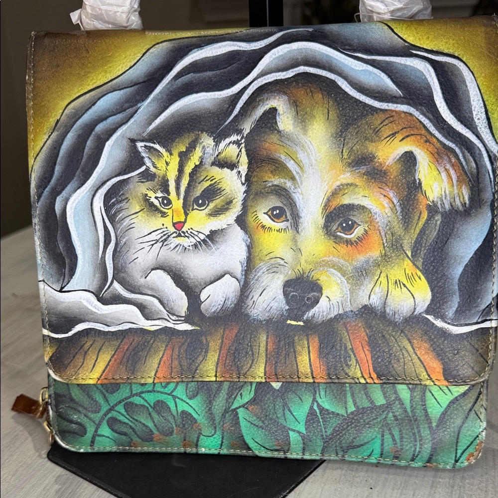 Sharif Dog and Cats Vibrant Animal Design Bag